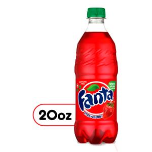 8 Oz Fanta Strawberry Creme, Frozen Carbonated Beverage