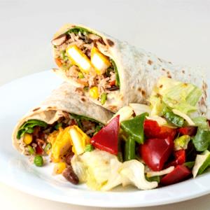8 Oz Vegetable Paneer Wrap