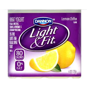 8 Oz Yogurt, Lemon Chiffon, Light