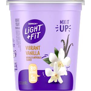 8 Oz Yogurt, Light, Creamy Vanilla, Large