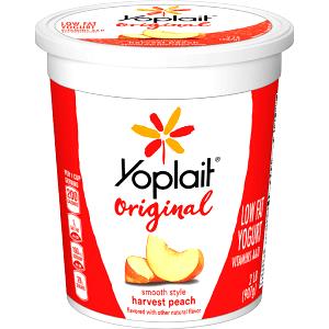 8 Oz Yogurt, Peach, 1% Mf