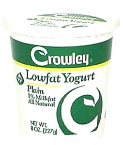 8 Oz Yogurt, Plain, Lowfat