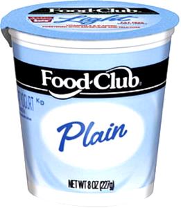 8 Oz Yogurt, Plain, Nonfat, Large