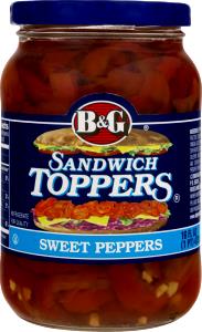 8 pieces (28 g) Sandwich Toppers Sweet Peppers