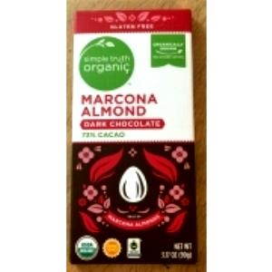 8 pieces (30 g) Marcona Almond Dark Chocolate 73% Cacao