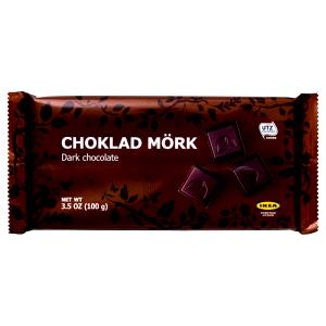 8 pieces (33 g) Choklad Mork (Dark Chocolate)