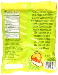 8 pieces (40 g) Mango! Mango! Fruit & Yogurt Gummies