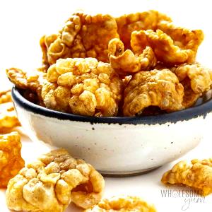 8 Pieces Pork Cracklins, Fried