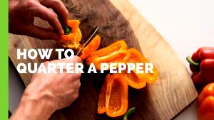 8 Pieces Red Peppers, Quarters