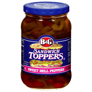 8 Pieces Sweet Bell Pepper Toppers