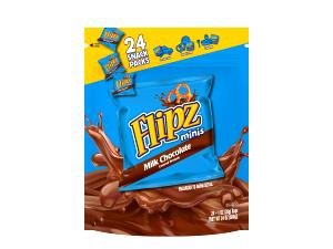 8 pretzels (1 oz) Milk Chocolate Covered Pretzels