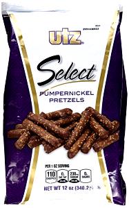 8 pretzels (28 g) Pumpernickel Pretzels