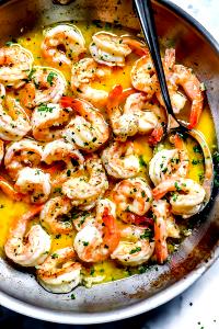 8 shrimp Shrimp Scampi