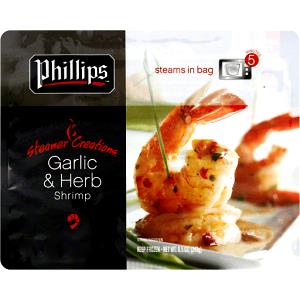 8 shrimp Steamer Creations Garlic & Herb Shrimp