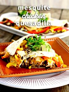 8 Slices Mesquite Grilled Chicken Quesadillas- Large