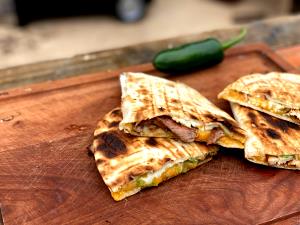 8 Slices Mesquite Grilled Steak Quesadillas- Large