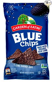 9 chips (1 oz) Blue Corn & Berries Tortilla Chips