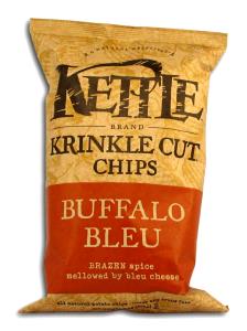 9 chips (1 oz) Krinkle Cut Buffalo Bleu Potato Chips