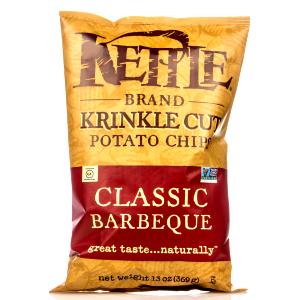 9 chips (1 oz) Krinkle Cut Classic Barbeque Potato Chips