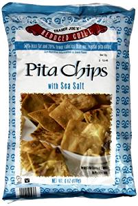 9 chips (28 g) Reduced Guilt Pita Chips - Sea Salt