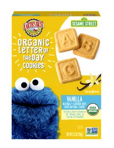 9 cookies Organic Letter of The Day Cookies