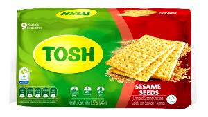 9 crackers (15 g) Snack Crackers - Savory Seeds & Grains