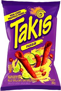 9 crisps (28 g) Corn-Fusion Crisps Chili Lime