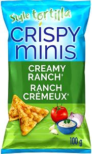 9 mini rice cakes (16 g) Creamy Ranch Mini Rice Cakes