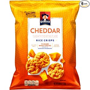 9 pieces (15 g) Bite Size Cheddar Cheese Rice Snacks