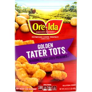 9 pieces (3 oz) Golden Tater Tots
