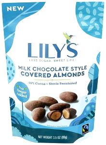 9 pieces (40 g) Milk Chocolate Covered Almonds