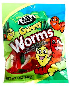 9 pieces (42 g) Gummy Worms