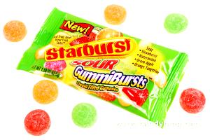 9 Pieces Brand Sour GUMMIBURSTS Candy Peg Pack