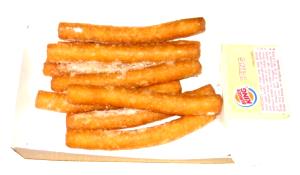 9 pieces Funnel Cake Sticks with Icing