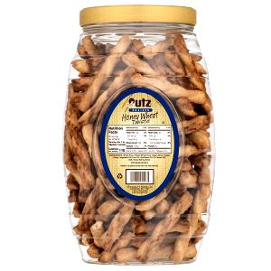 9 pretzels (28 g) Honey Wheat Braided Twists Pretzels