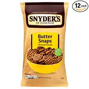 9 pretzels Butter Sticks