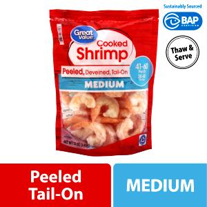 9 shrimp (3 oz) Jumbo Cooked Tail-off Shrimp