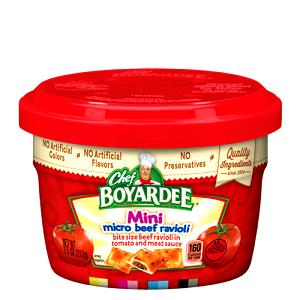 i bowl (7.5 oz) Mini Micro Beef Ravioli