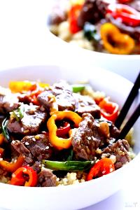 1 1/4 cups Easy Pepper Steak