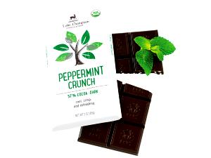 1/2 bar (43 g) Dark Chocolate with Peppermint Crunch