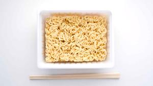 1/2 block (43 g) Plain Ramen Noodles