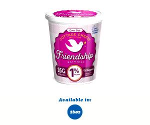 1/2 cup (114 g) 1% Lowfat Cottage Cheese Whipped