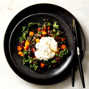1/2 cup (85 g) Roasted Sweet Potato, Kale, & Cranberry