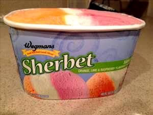 1/2 cup (87 g) Rainbow Sherbet