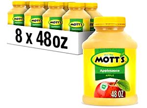1/2 Cup Applesauce, Juice Pack