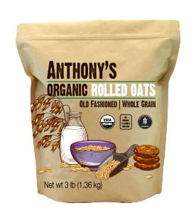 1/2 cup dry (54 g) Organic Old Fashioned Rolled Oats Gluten Free