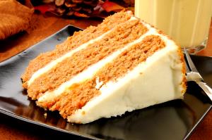 1 2-layer Cake Serving (8 Or 9 Dia, 4 High) Carrot Cake with Icing