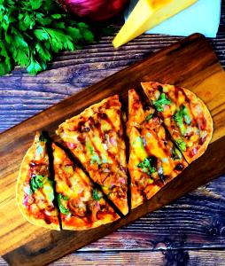 1/2 Slice Flatbread, 100% Whole Wheat