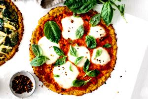 1/3 pizza (57 g) Paleo Cauliflower Pizza Crust