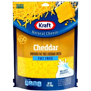 1/4 cup Fat Free Shredded Cheddar Cheese